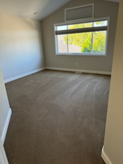 A clean, empty bedroom to illustrate bedroom cleaning services